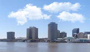 New Orleans vid floden