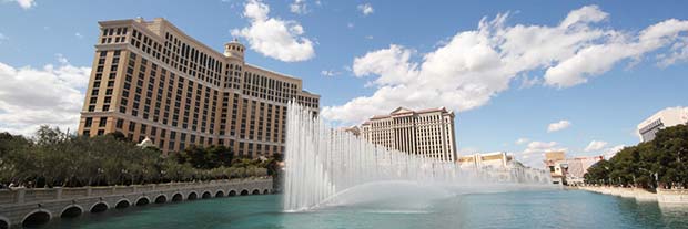 Bellagios fontän i Las Vegas