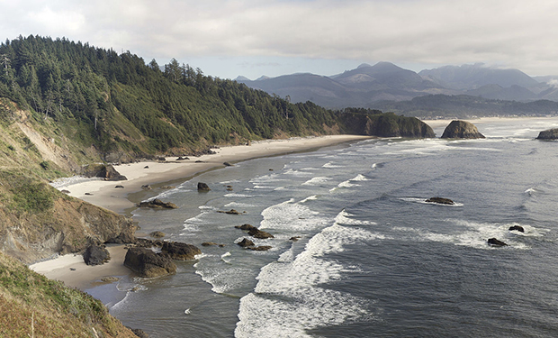 Oregons kust har dramatiska vyer