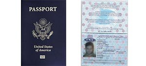 Ett amerikanskt pass