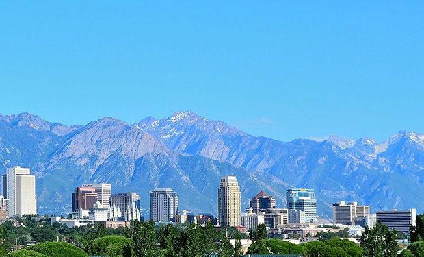 Salt Lake City är Uthas största stad