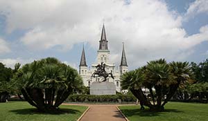 Jackson Square är en av de finaste parkerna i New Orleans